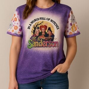 “In a World Full of Witches Be a Sanderson” Halloween Graphic Tee 🧙‍♀️✨